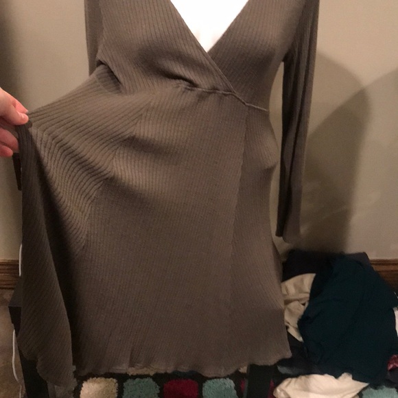 American Eagle 🦅 Large Olive Dress - Picture 2 of 5